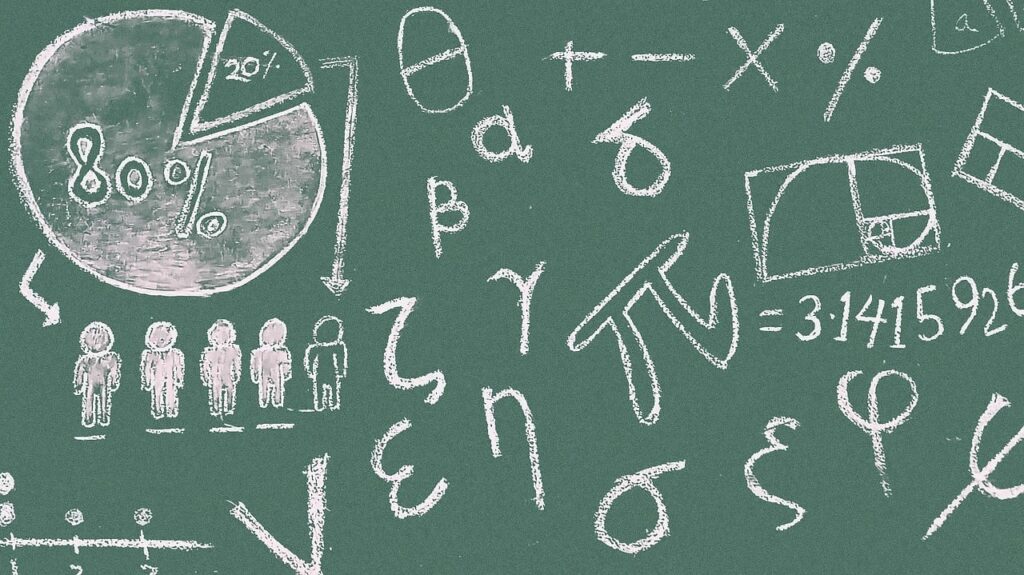 math, education, chalkboard